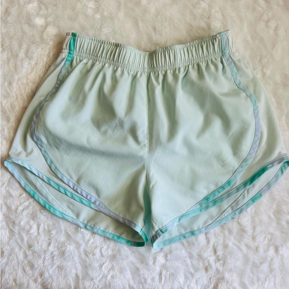 Women's Nike Dri-fit Tempo Brief Lined Running Shorts - Mint Green - XS